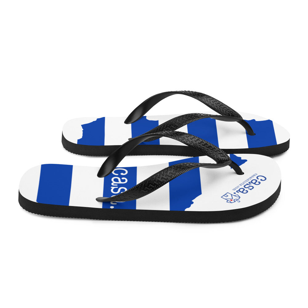 Uruguay Map Flip-Flops