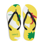 Italy Map Flip-Flops