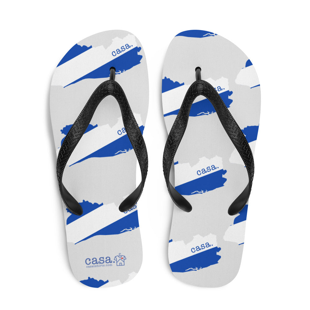 El Salvador Map Flip-Flops