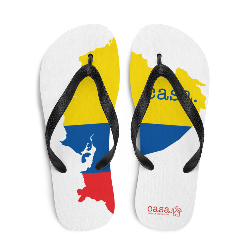 Ecuador Map Flip-Flops