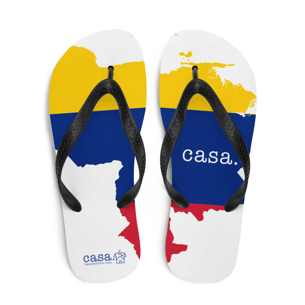 Venezuela Map Flip-Flops