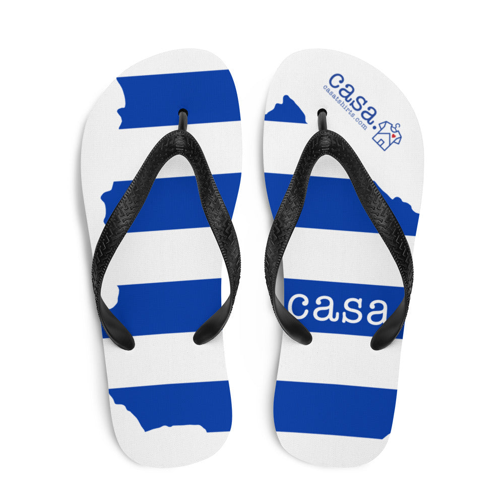 Uruguay Map Flip-Flops