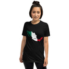 Mexico Map Flag Colors Unisex T-Shirt