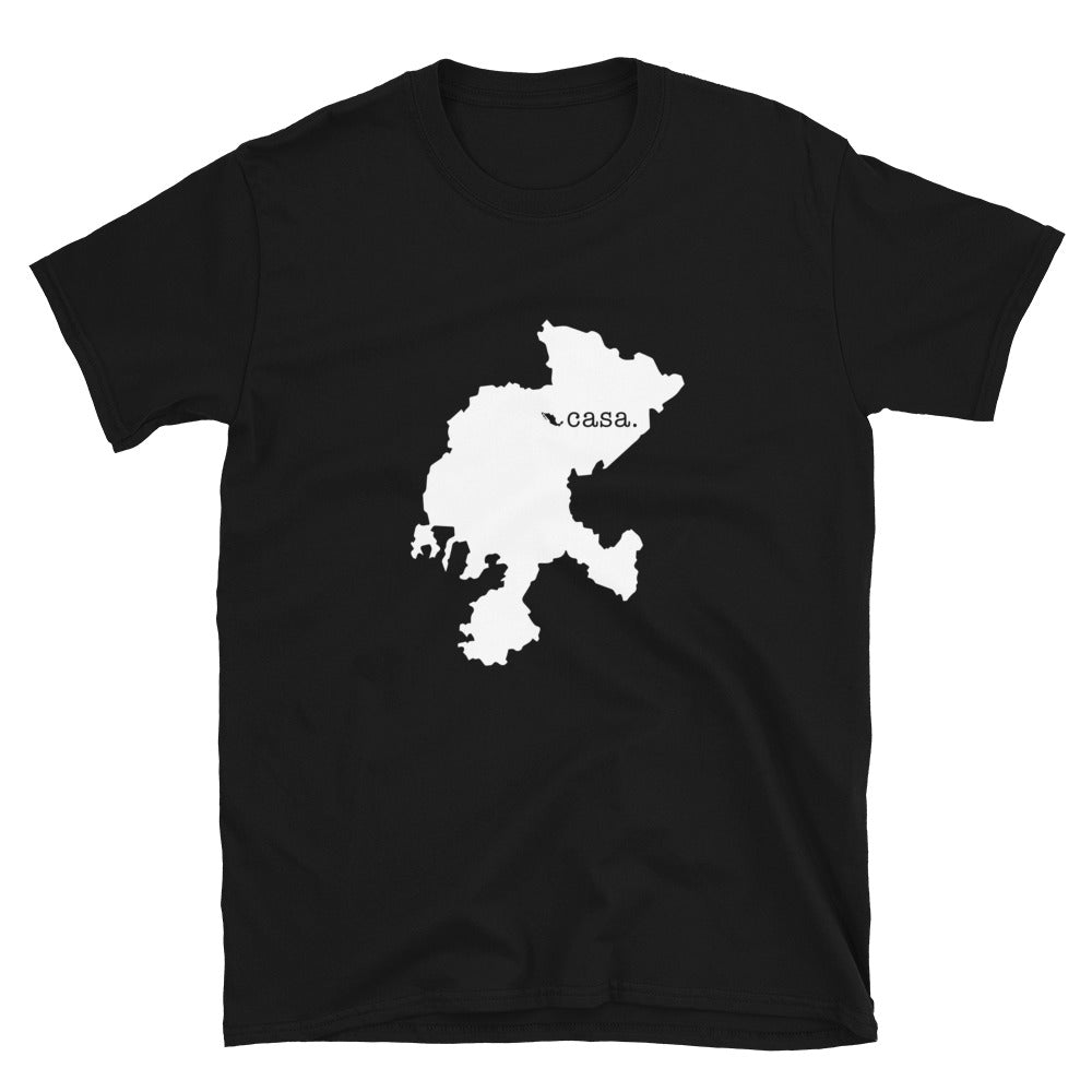 Zacatecas Mexico White Map Unisex T-Shirt