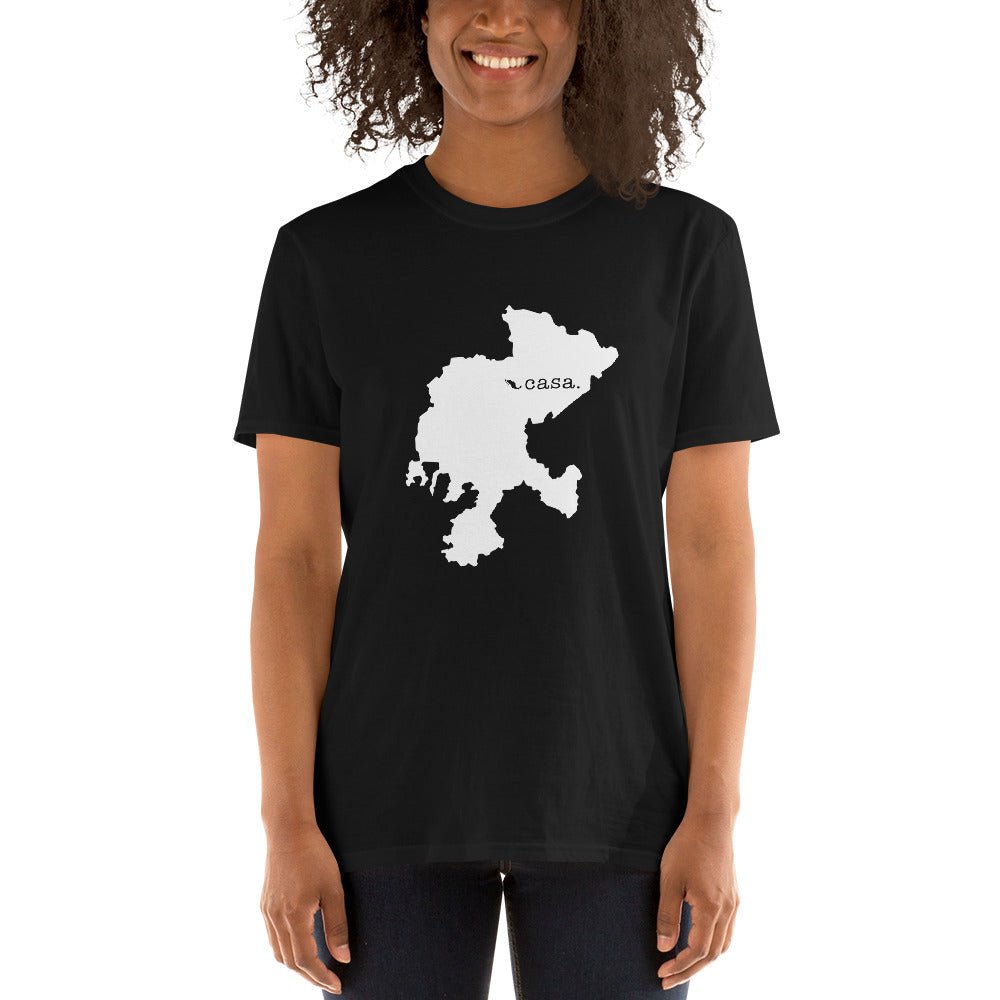 Zacatecas Mexico White Map Unisex T-Shirt