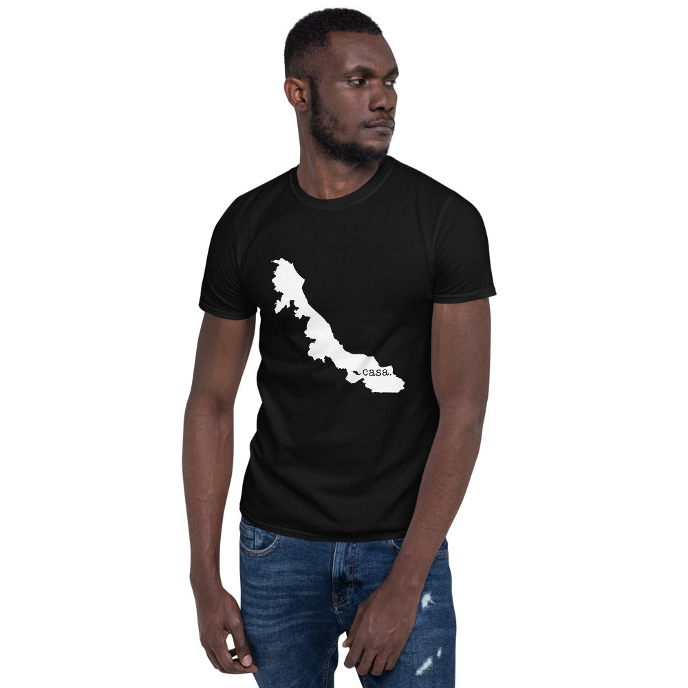 Veracruz Mexico White Map Unisex T-Shirt