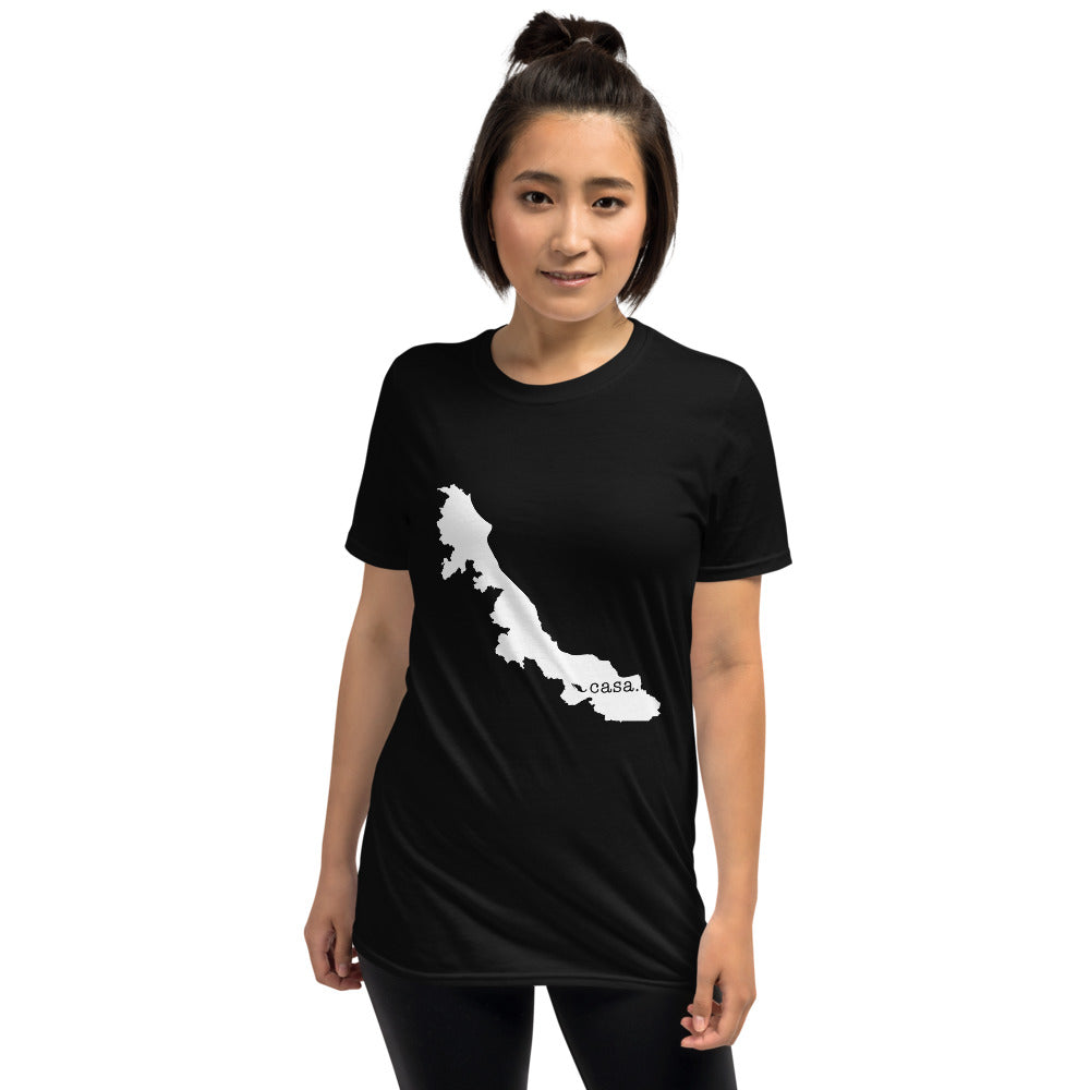 Veracruz Mexico White Map Unisex T-Shirt
