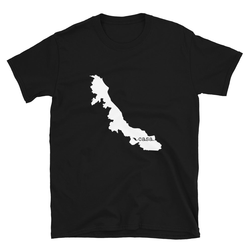 Veracruz Mexico White Map Unisex T-Shirt