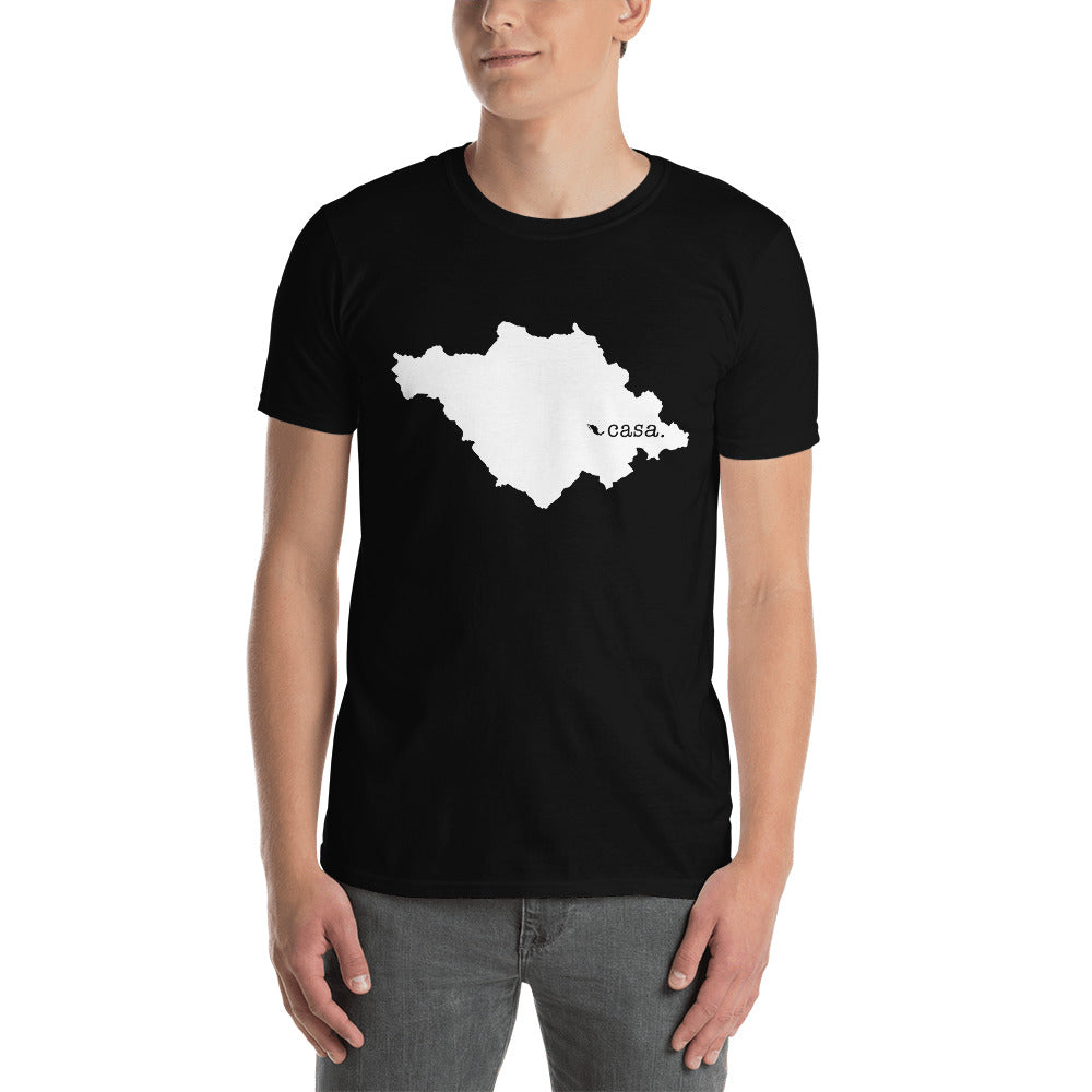 Tlaxcala Mexico White Map Unisex T-Shirt
