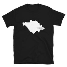 Load image into Gallery viewer, Tlaxcala Mexico White Map Unisex T-Shirt
