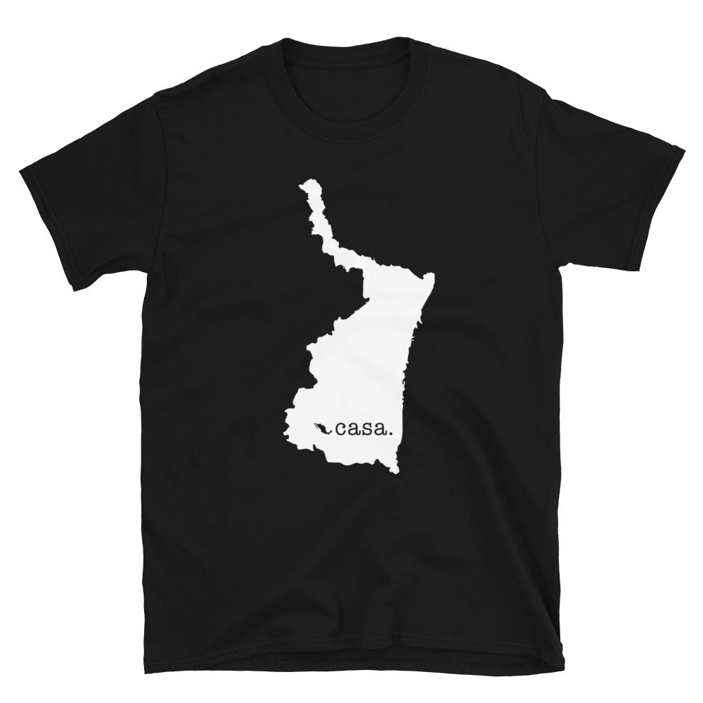 Tamaulipas Mexico White Map Unisex T-Shirt