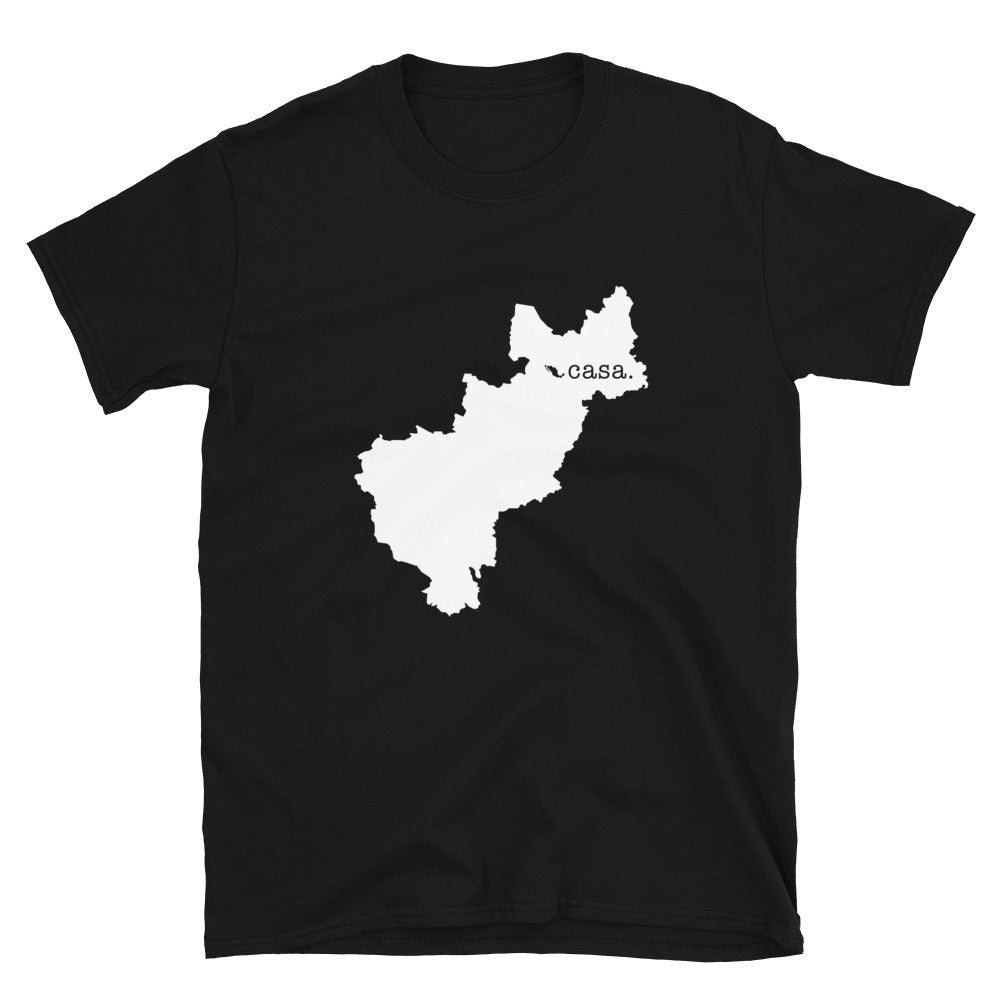 Queretaro Mexico White Map Unisex T-Shirt