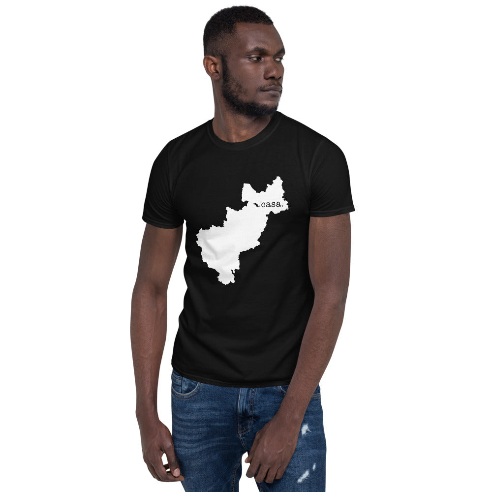 Queretaro Mexico White Map Unisex T-Shirt