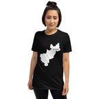 Queretaro Mexico White Map Unisex T-Shirt