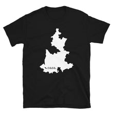 Load image into Gallery viewer, Puebla Mexico White Map Unisex T-Shirt
