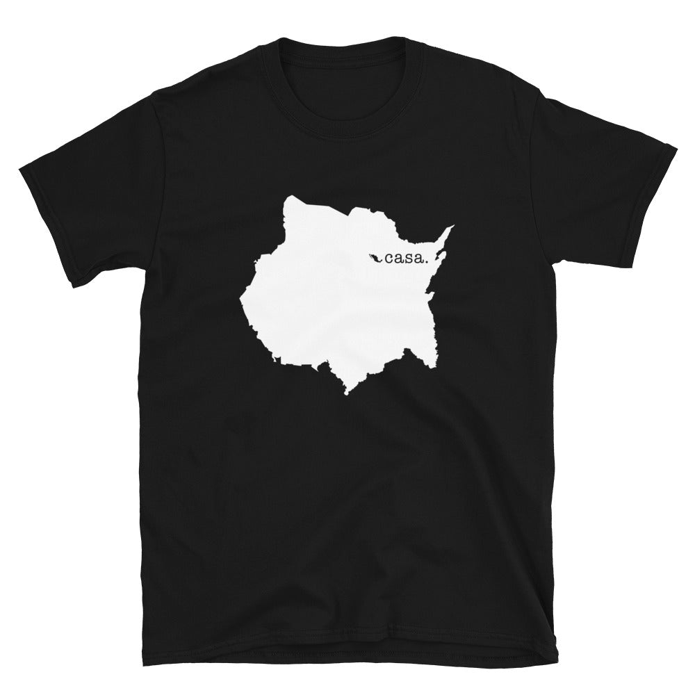 Morelos Mexico White Map Unisex T-Shirt