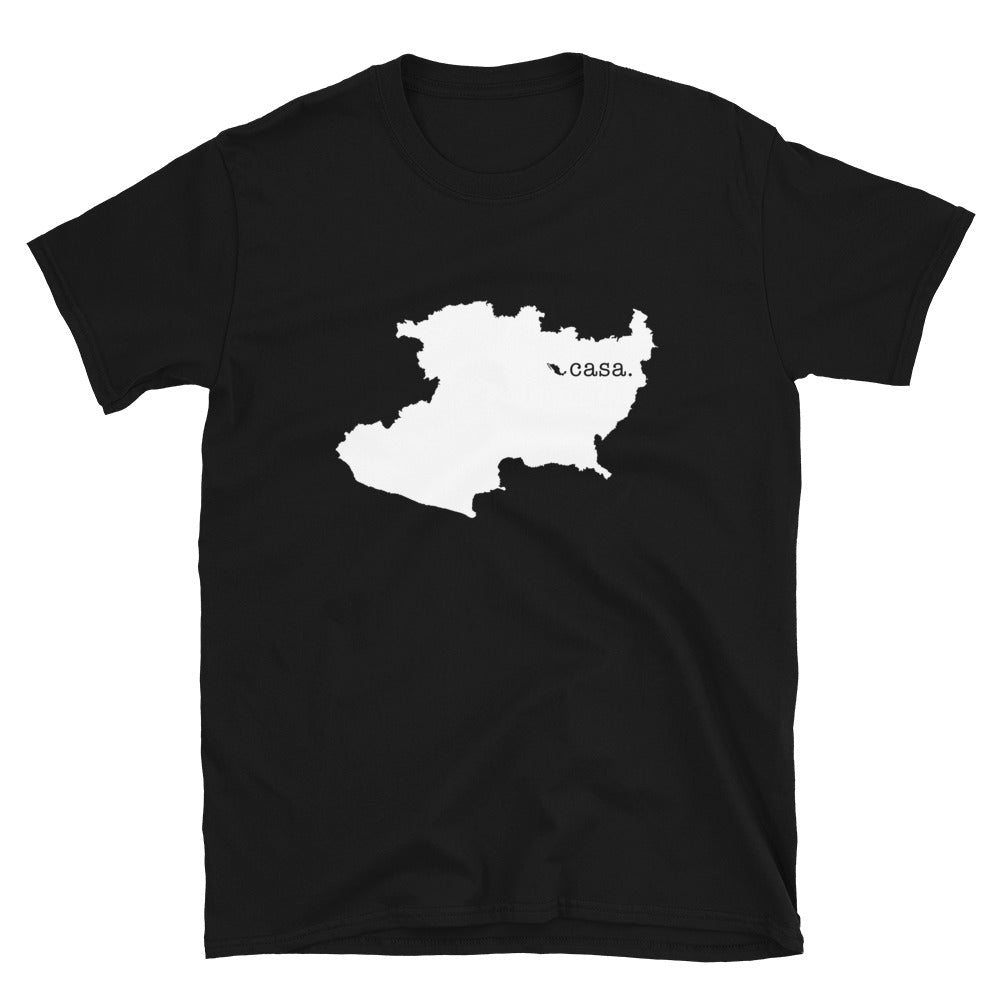 Michoacan Mexico White Map Unisex T-Shirt