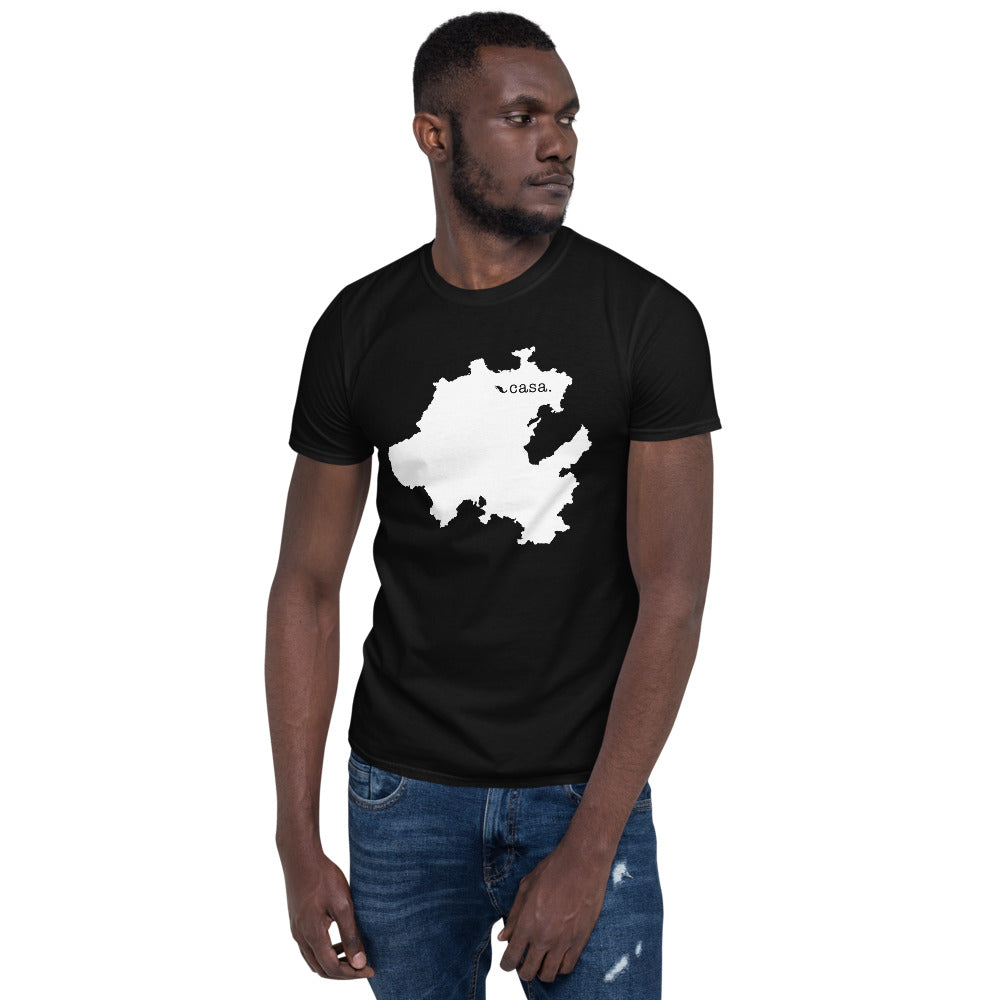 Hidalgo Mexico White Map Unisex T-Shirt