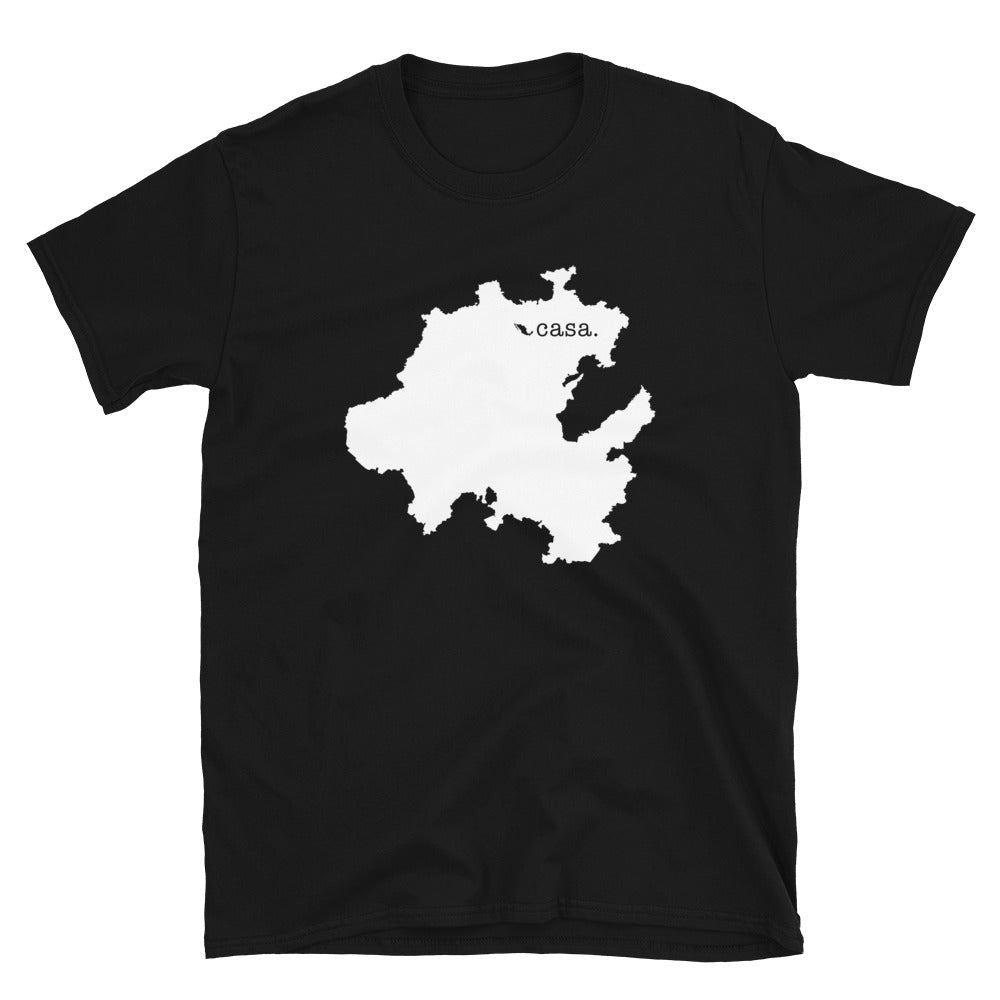 Hidalgo Mexico White Map Unisex T-Shirt