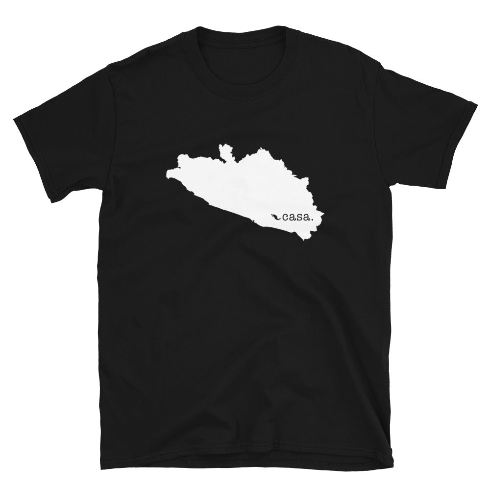 Guerrero Mexico Black Map Unisex T-Shirt