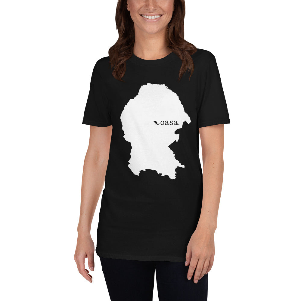 Coahuila Mexico White Map Unisex T-Shirt