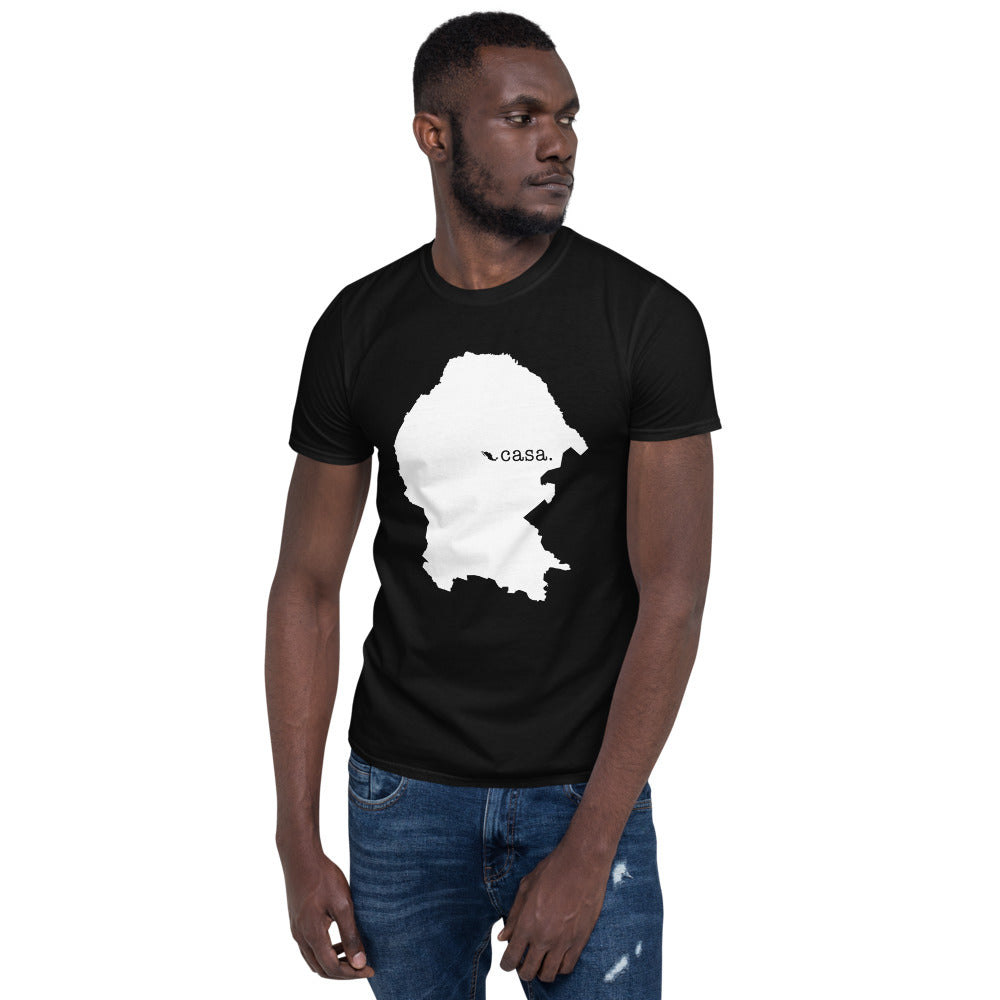 Coahuila Mexico White Map Unisex T-Shirt