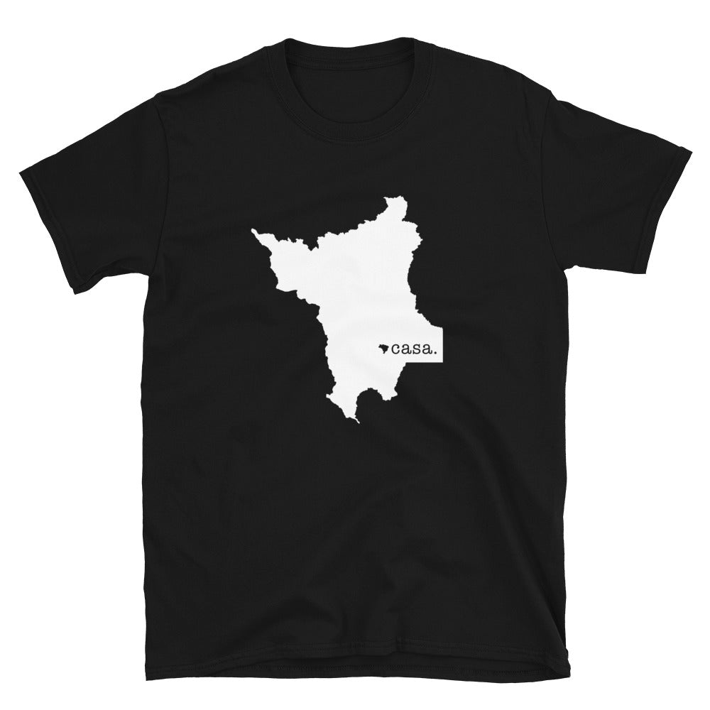 Roraima Brazil White Map Unisex T-Shirt