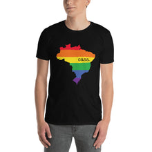 Load image into Gallery viewer, Brazil Map Pride Map Unisex T-Shirt
