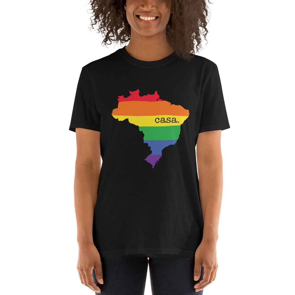Brazil Map Pride Map Unisex T-Shirt