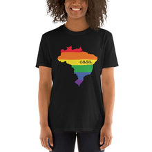 Load image into Gallery viewer, Brazil Map Pride Map Unisex T-Shirt
