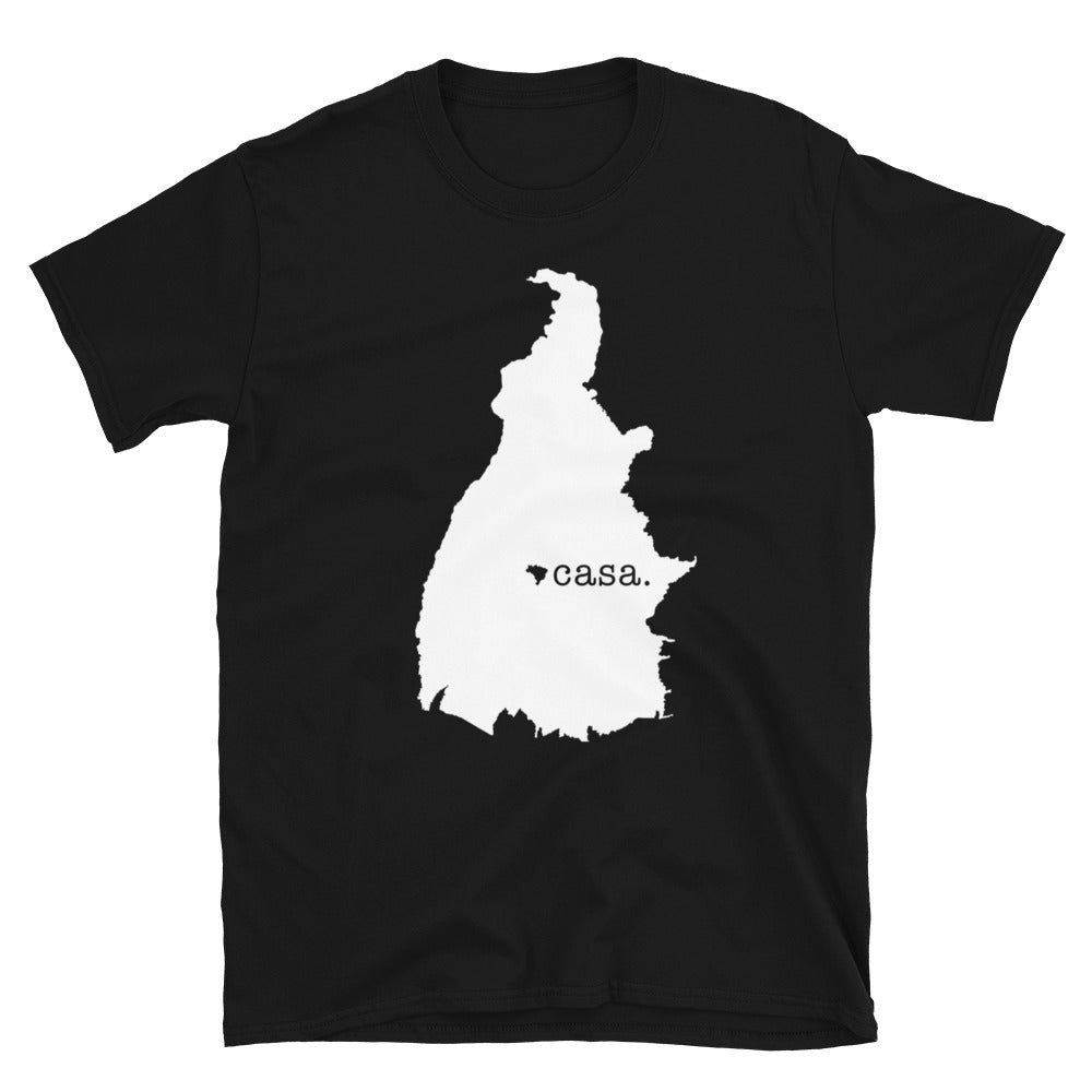 Tocantins Brazil White Map Unisex T-Shirt