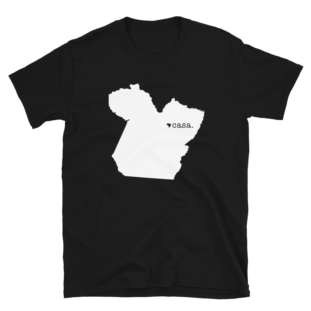 Pará Brazil White Map Unisex T-Shirt