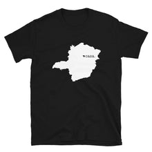 Load image into Gallery viewer, Minas Gerais Brazil White Map Unisex T-Shirt
