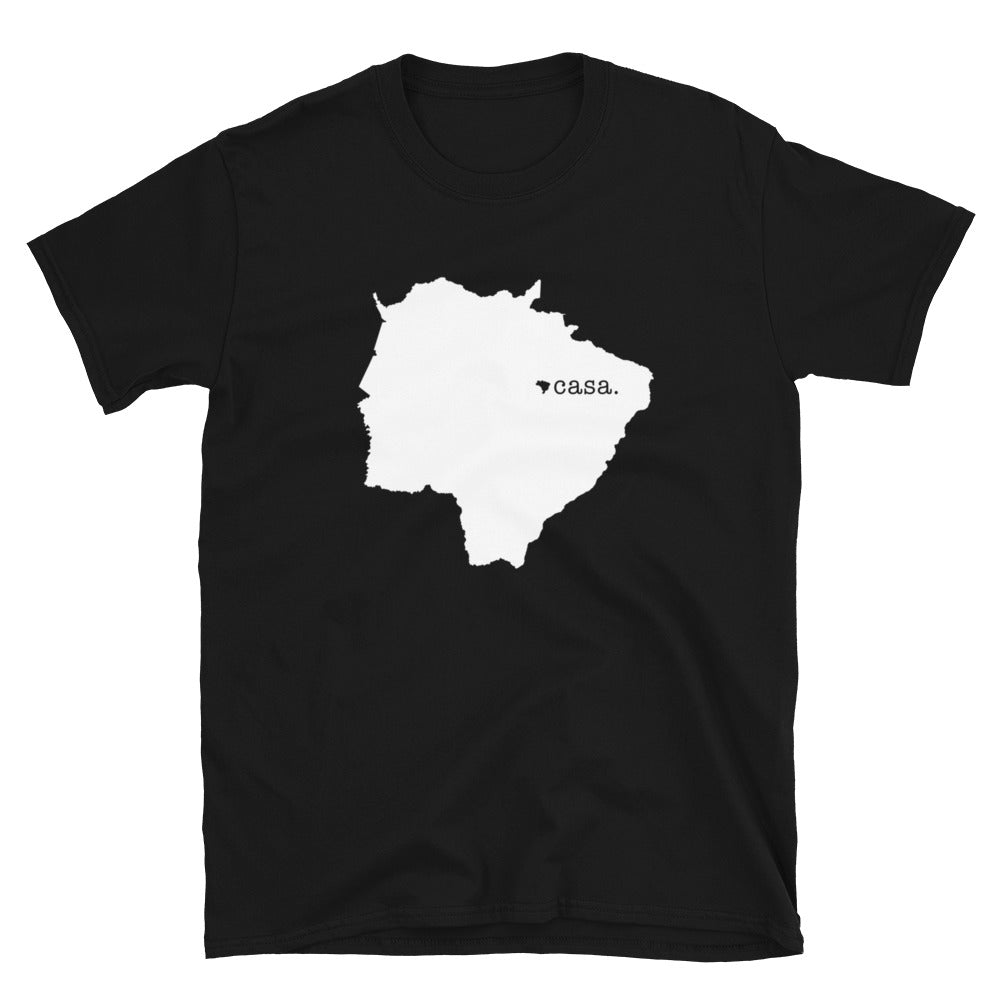 Mato Grosso do Sul Brazil White Map Unisex T-Shirt