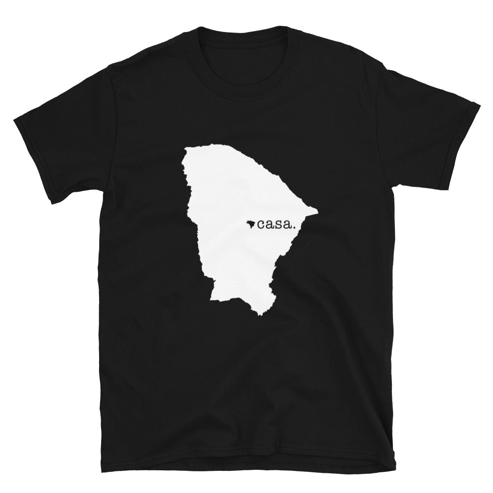 Ceará Brazil White Map Unisex T-Shirt