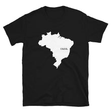 Load image into Gallery viewer, Brazil White Map Unisex T-Shirt
