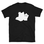 Amazonas Brazil White Map Unisex T-Shirt
