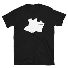 Load image into Gallery viewer, Amazonas Brazil White Map Unisex T-Shirt
