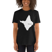 Load image into Gallery viewer, Amapa Brazil White Map Unisex T-Shirt
