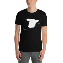 Load image into Gallery viewer, Spain White Map Unisex T-Shirt
