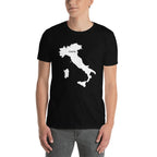 Italy White Map Unisex T-Shirt