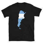 Argentina Flag Map Unisex T-Shirt