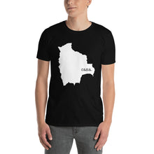 Load image into Gallery viewer, Bolivia White Map Unisex T-Shirt
