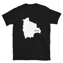 Load image into Gallery viewer, Bolivia White Map Unisex T-Shirt
