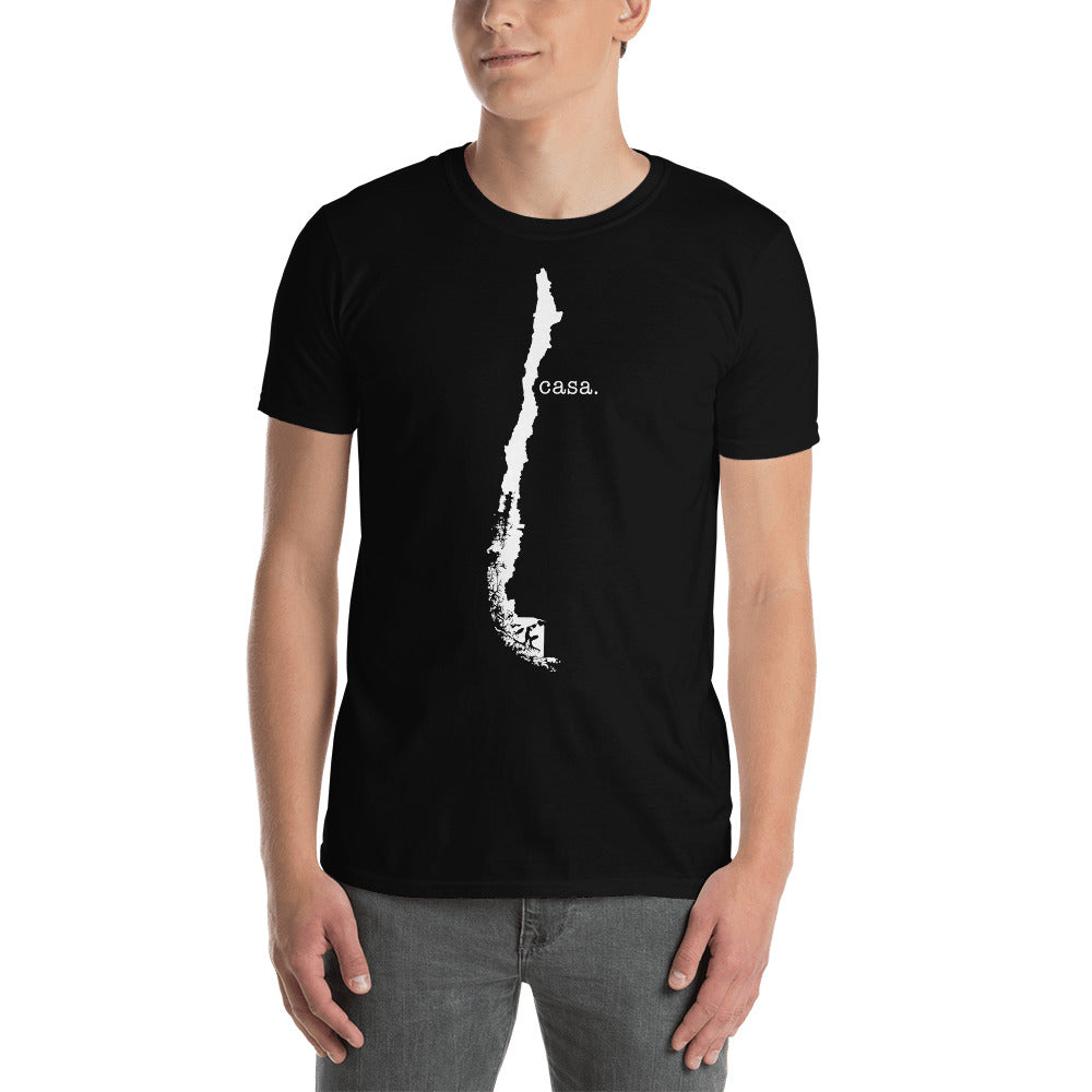 Chile White Map Unisex T-Shirt