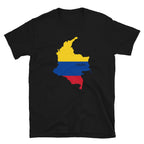 Colombia Flag Map Unisex T-Shirt