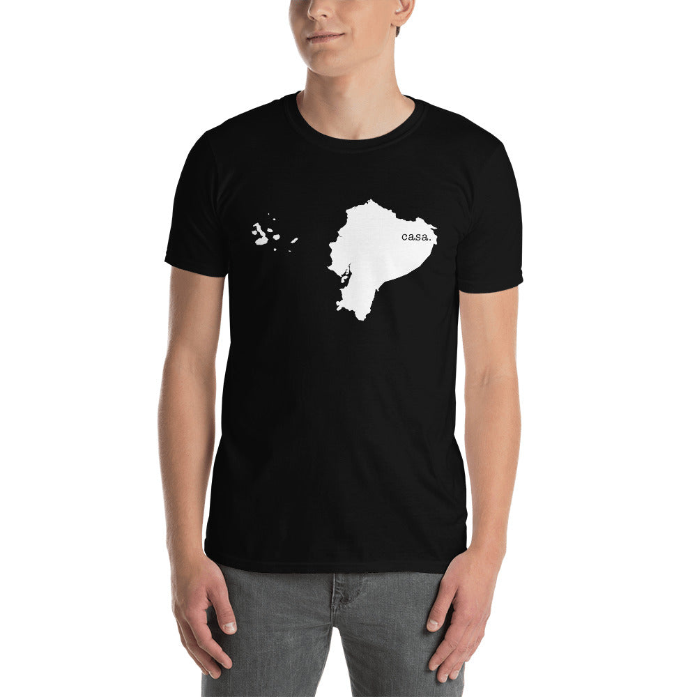 Ecuador White Map Unisex T-Shirt
