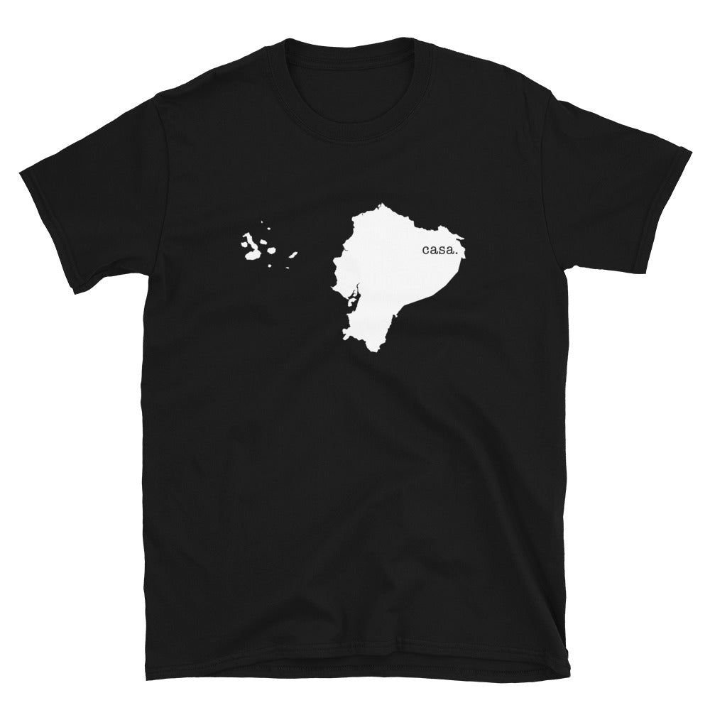 Ecuador White Map Unisex T-Shirt