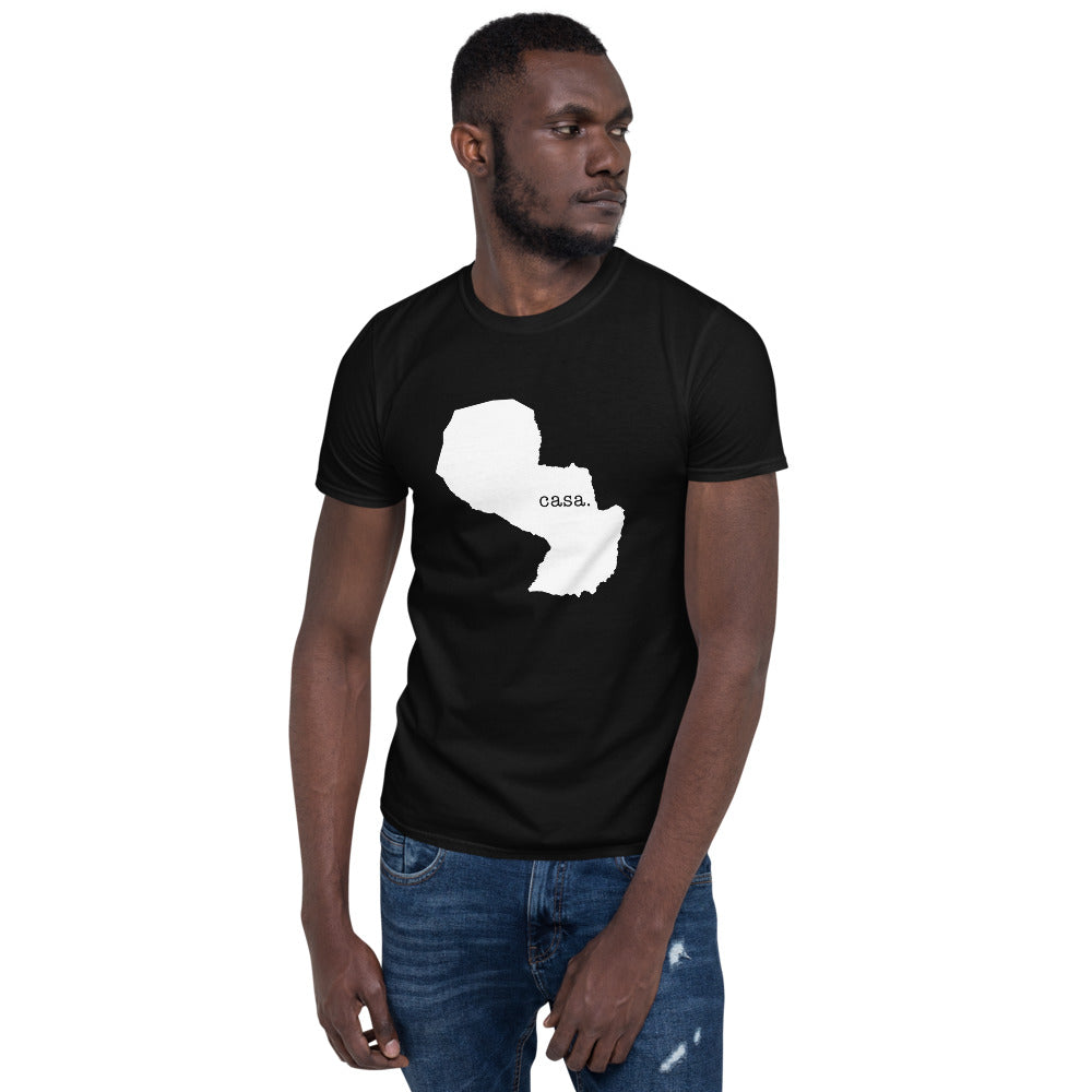 Paraguay White Map Unisex T-Shirt