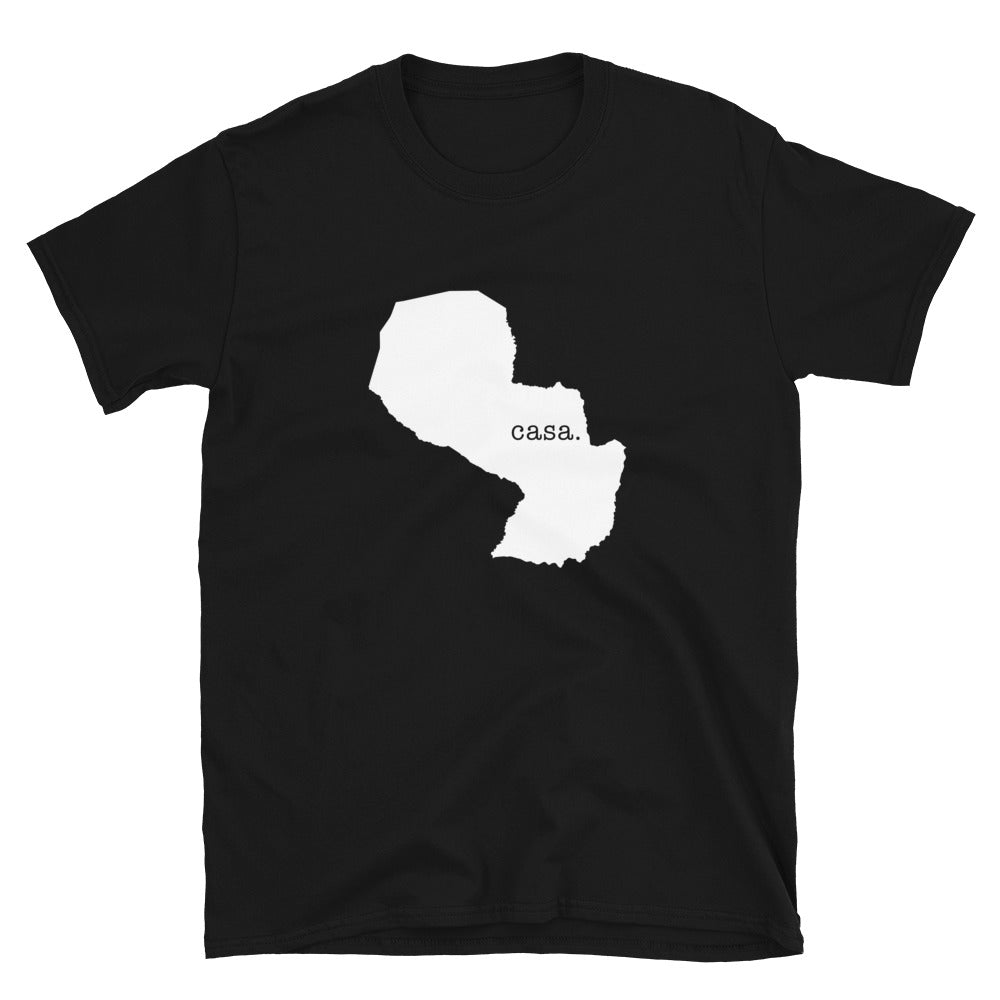 Paraguay White Map Unisex T-Shirt